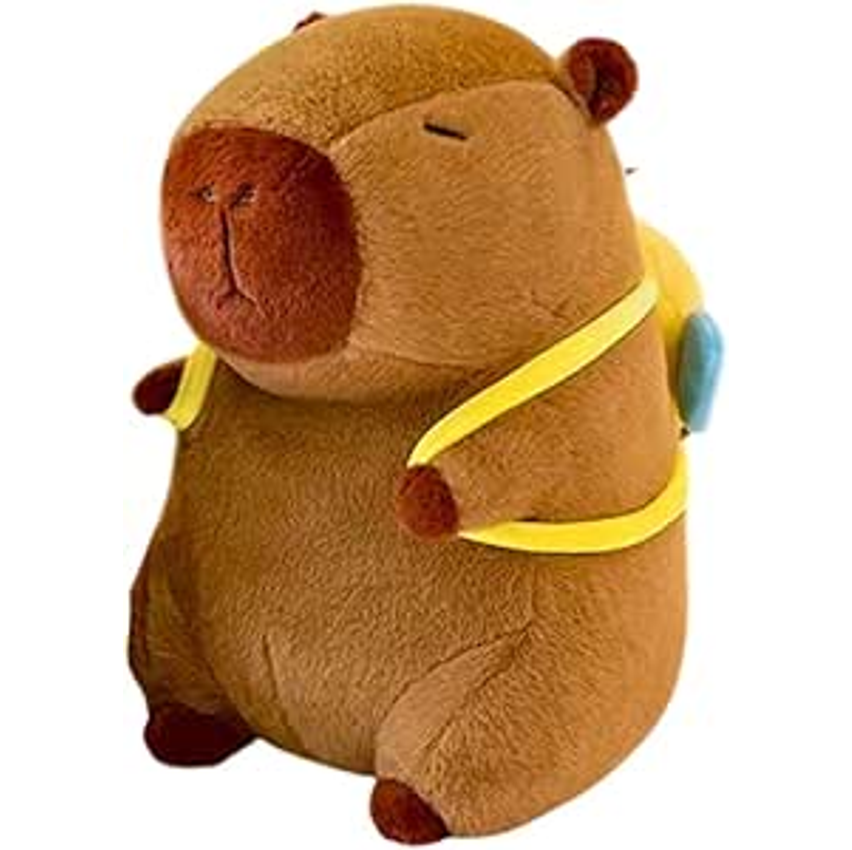 Capivara de Pelúcia Antialérgica 30 cm Bichinho de Pelúcia (Abelha)