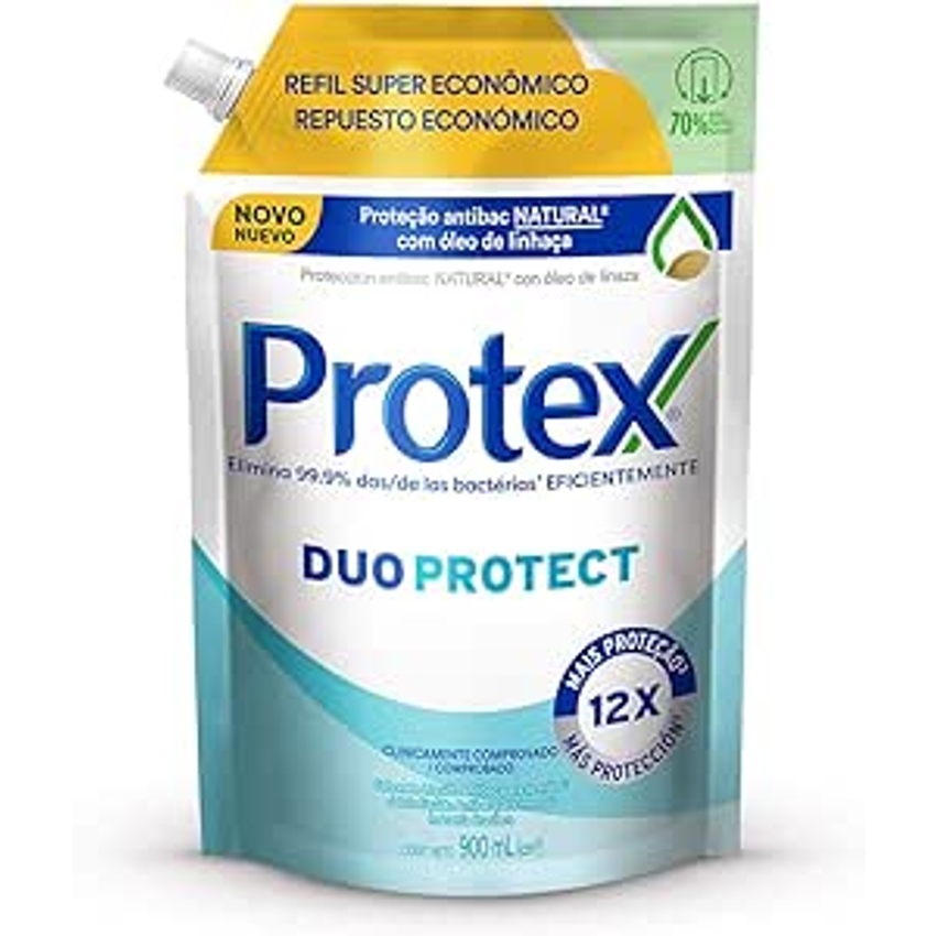 Protex Sabonete Líquido Para As Mãos Duo Protect 900Ml
