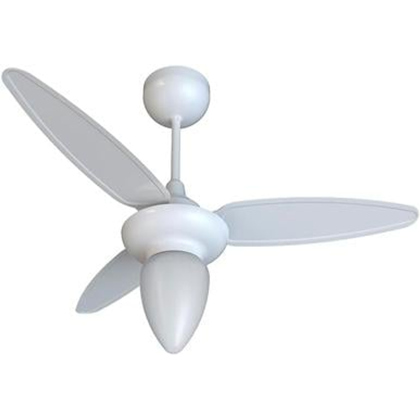 Ventisol Ventilador de teto wind br 3p inj branco c/r inverter bivolt