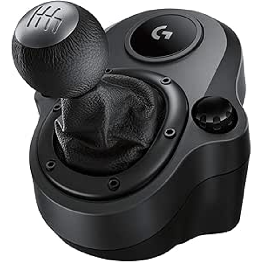Câmbio Logitech G Driving Force - Compatível com Volantes Logitech G923, G29 e G920 para PS5, PS4, Xbox Series X|S, Xbox One e PC