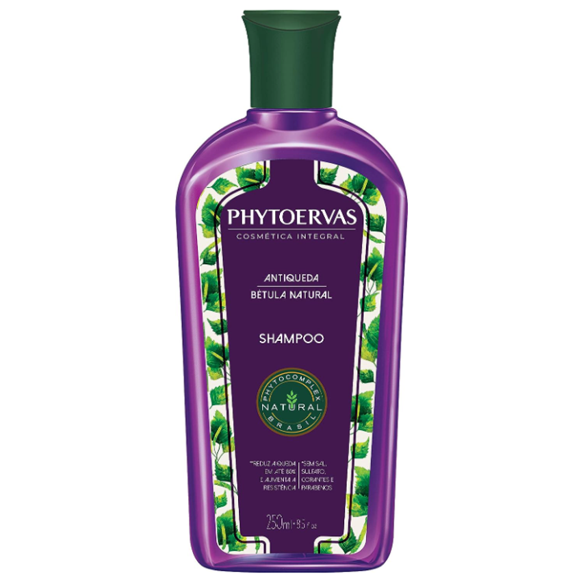 Shampoo Anti Queda 250 Ml Antiqueda, PHYTOERVAS, Roxo