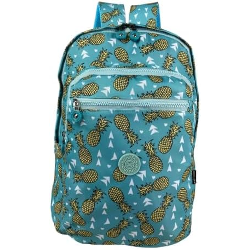 Mochila Juvenil Casual, Escolar, Passeio, Viagem Tulsa Poliéster Santino Sam115u