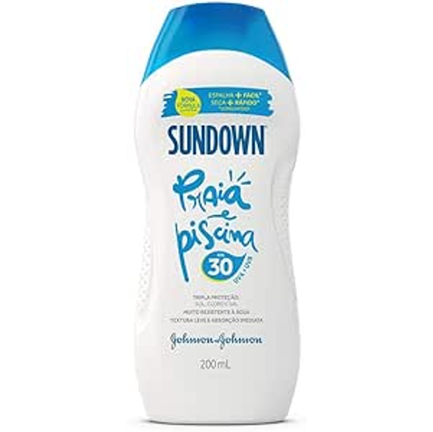 Sundown Protetor Solar Praia e Piscina Fps 30, 200Ml