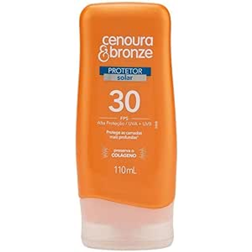 Cenoura e Bronze Protetor Solar Fps 30 110Ml E