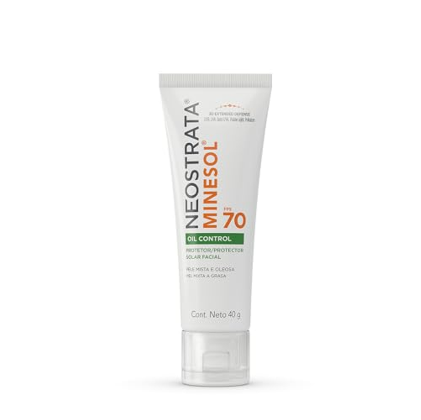 Neostrata Minesol Protetor Solar Facial Oil Control, Sem Cor, FPS 70, 40g