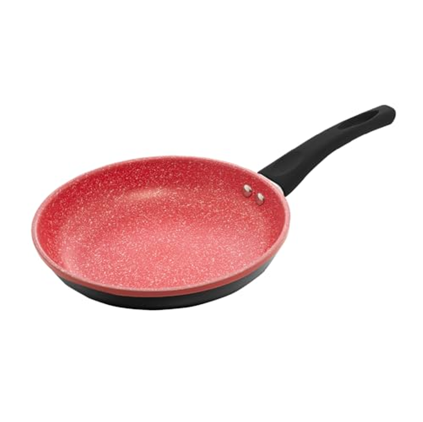 LYOR - Frigideira de Indução em Alumínio com Revestimento Cerâmico Granilite Vermelha 20cm