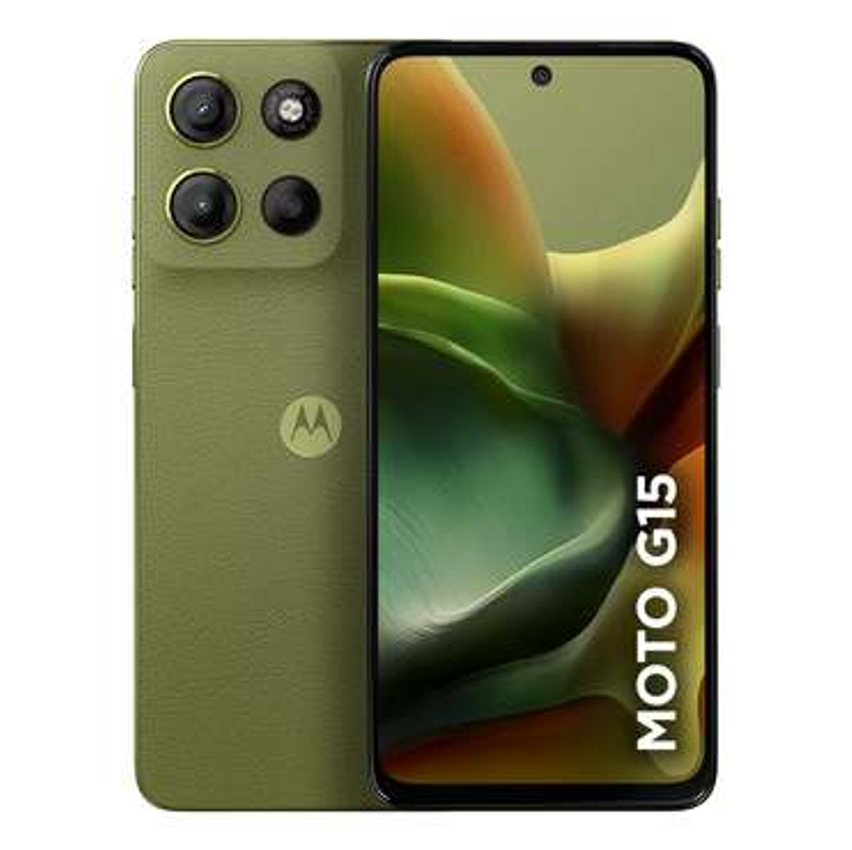 Smartphone Motorola Moto G15 - 256gb 12gb (4gb Ram+8gb Ram Boost) E Camera 50mp Com Ai E Night Vision Bateria De 5200 Mah Tela Fhd+ 6.7 Com Superbrilho Nfc - Grafite