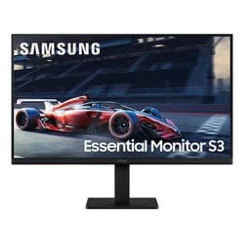 Monitor Gamer Samsung 24  Fhd,100 Hz, Hdmi, Vga,preto, S3 Preto