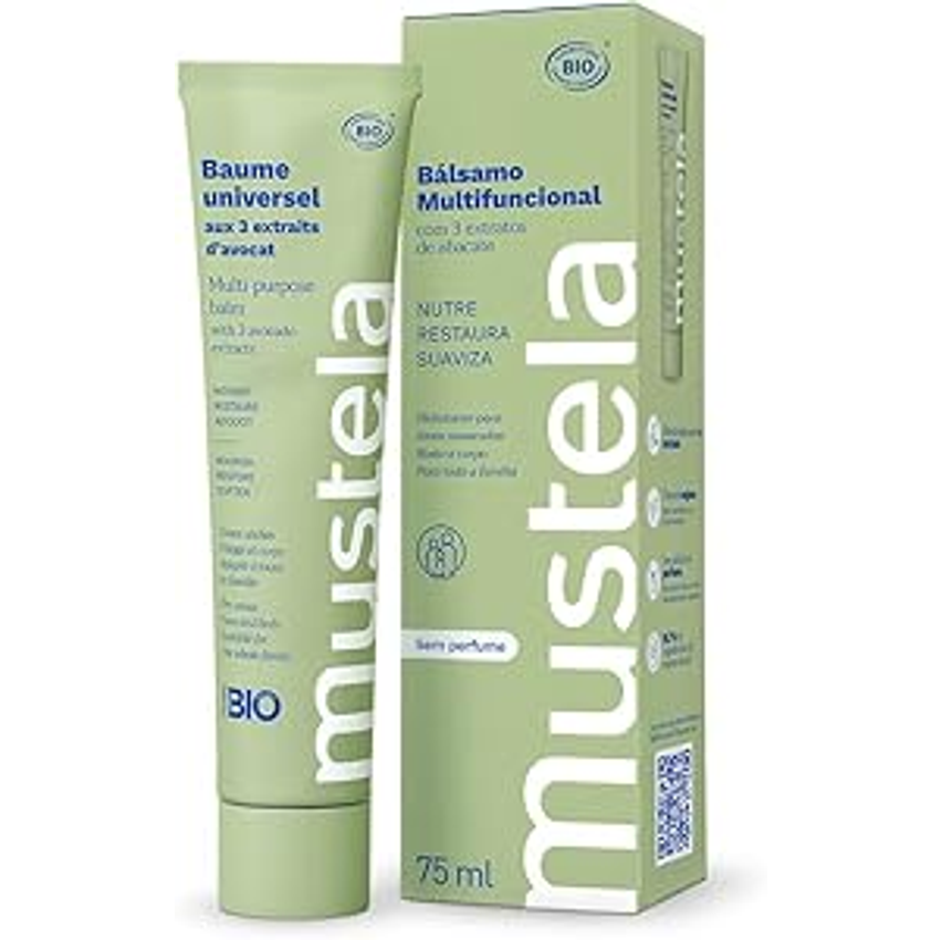 Mustela BR Mustela Bálsamo Multifuncional 75Ml Hidratante Para Áreas Ressecadas Do Corpo