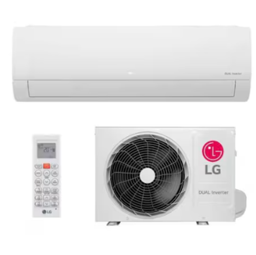 Ar Condicionado Split Hi Wall Inverter LG Dual Compact R-32 12000 BTU/h Frio S3NQ12JAQAL.EB2GAM1 – 220 Volts - 220V