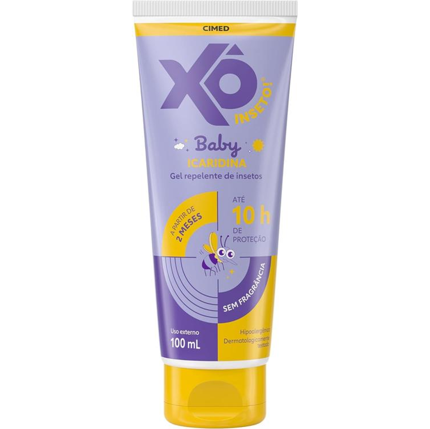Xô Inseto Baby Icaridina Repelente em Gel 100ml