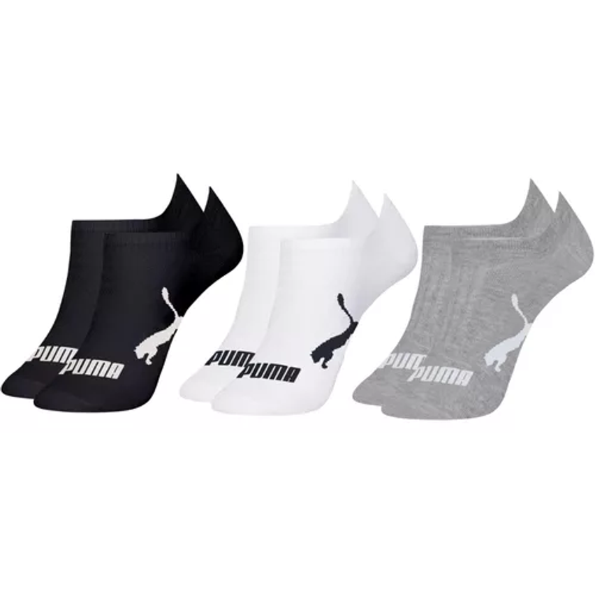 Kit 3 Pares Meias Puma Sapatilha Cano Baixo Original Algodão