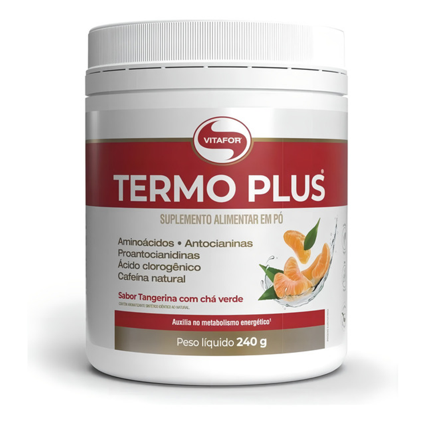Termoplus Tangerina Com Chá Verde 240g Vitafor