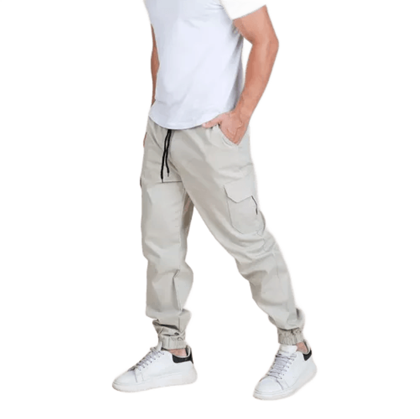 Calça Cargo Masculina Calca Jogger Streetwear Punho