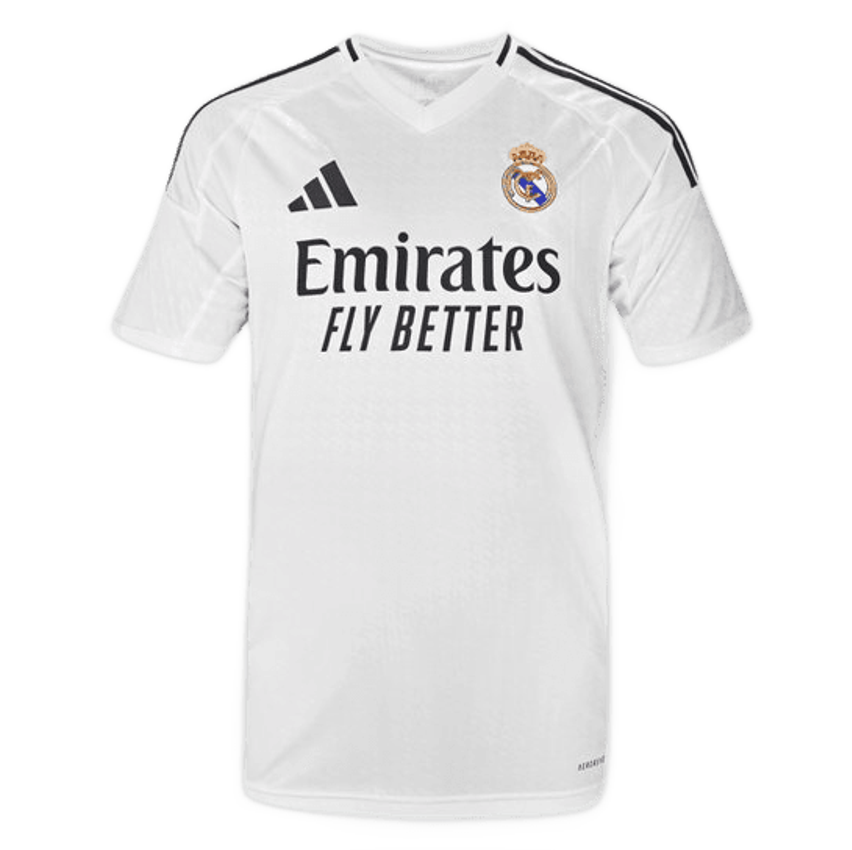 Camisa Real Madrid Home 24/25 S/n° Torcedor Adidas Masculina - Branco