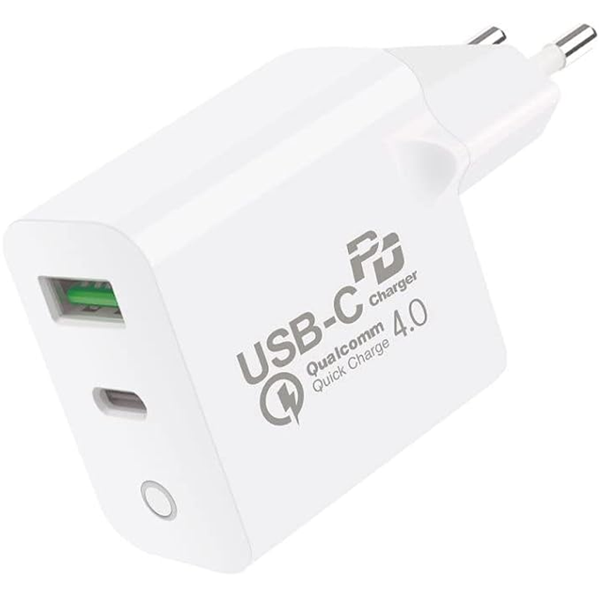 Carregador de Parede Turbo Delivery QC 4.0 - Carregamento Ultra Rápido, Certificado pela Anatel - Compatível com iPhone - Gshield