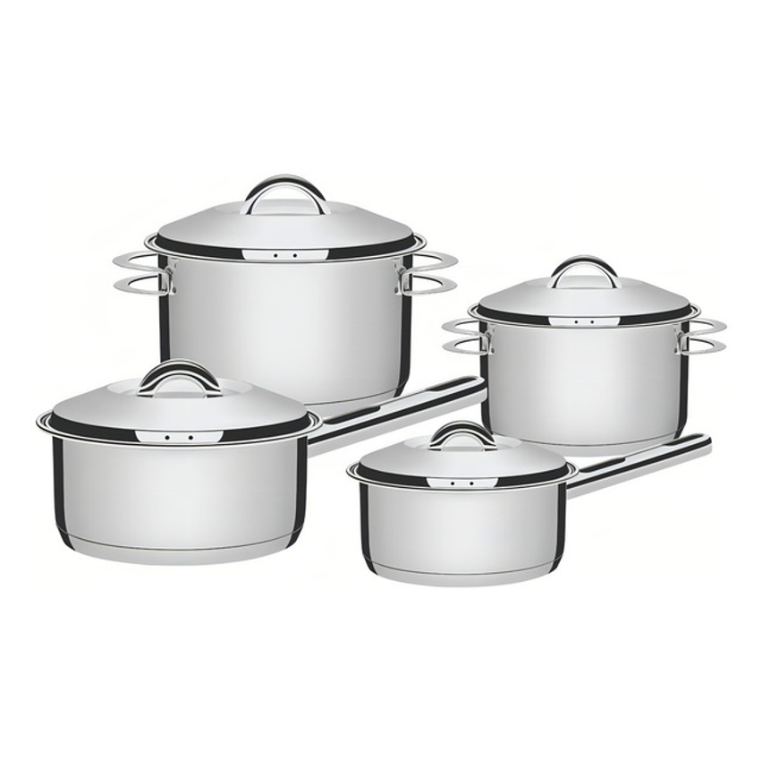 Jogo De Panelas 4pçs Solar Aço Inox Tramontina