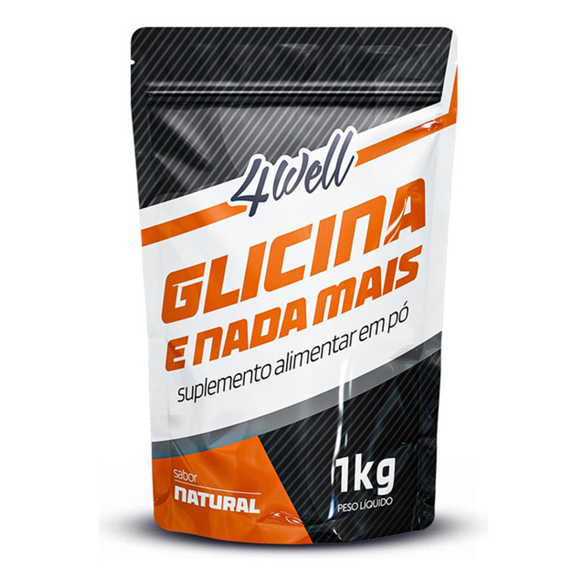 Glicina 1kg 4well 100% Pura Importada
