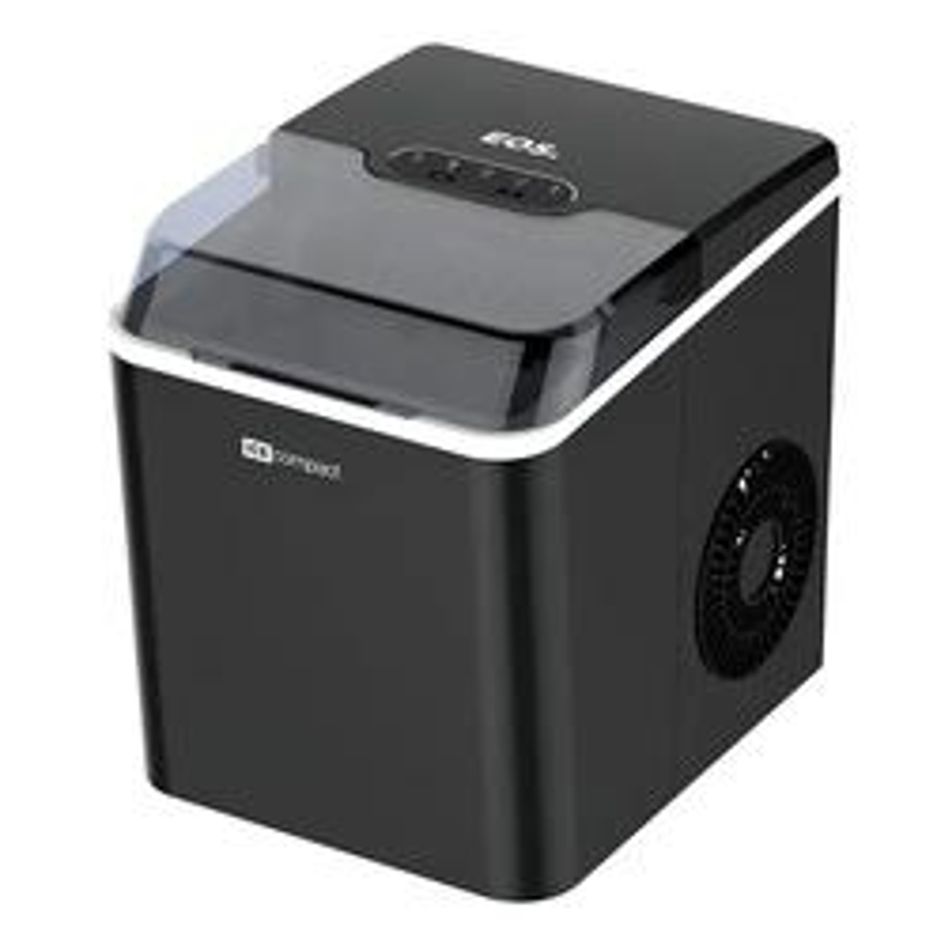 Máquina de Gelo em Cubos Portátil 12kg EOS Ice Compact cor preto