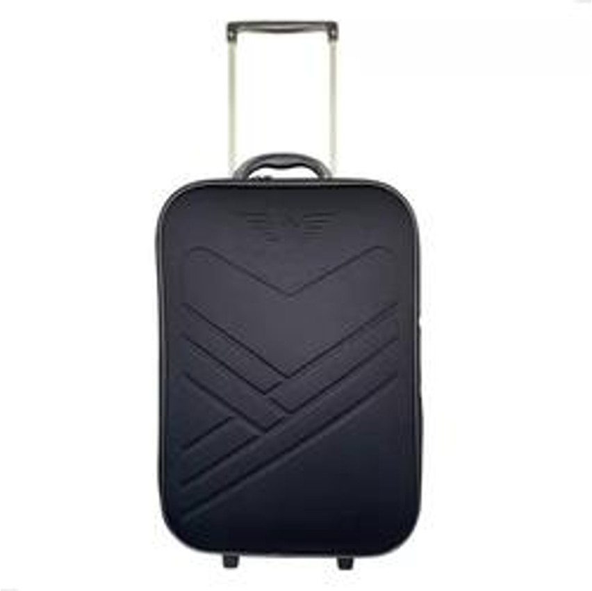 Mala Viagem Bordo Mão Falcon Avião 55x35x25cm Medidas Anac Cor Preto