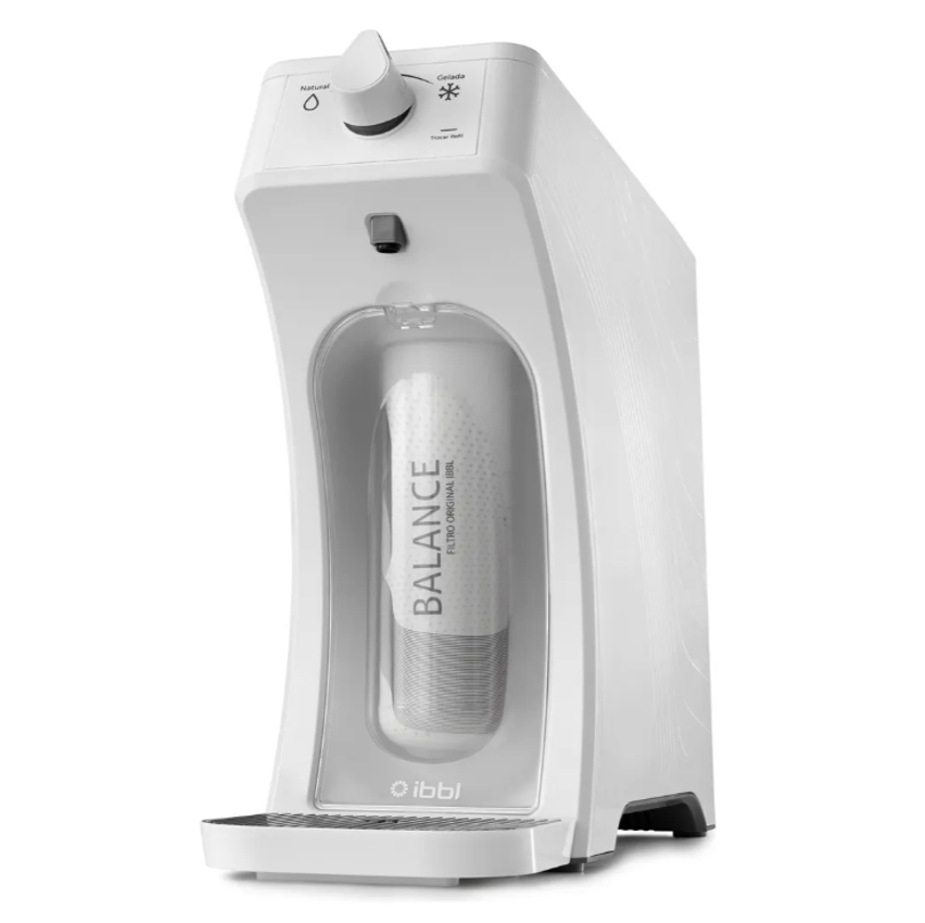 Purificador de Água Gelada Fria e Natural Eletrônico IBBL E-due Equilibrium Grafite