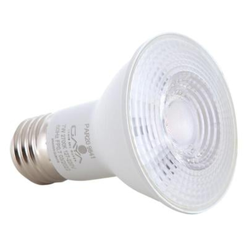 Lâmpada LED Dicróica E27 Gaya Amarela 7W - 2700K PAR20