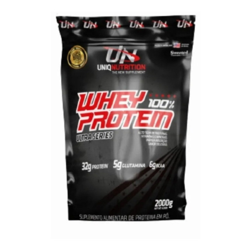 Whey 100% Protein 2kg Uniq Nutrition Sabor Chocolate
