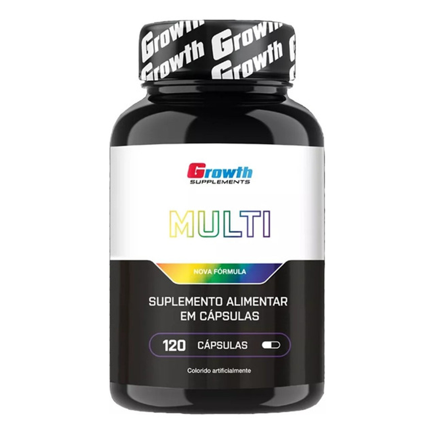 Multivitaminico 120 Capsulas Growth Supplement Rende 4 Meses