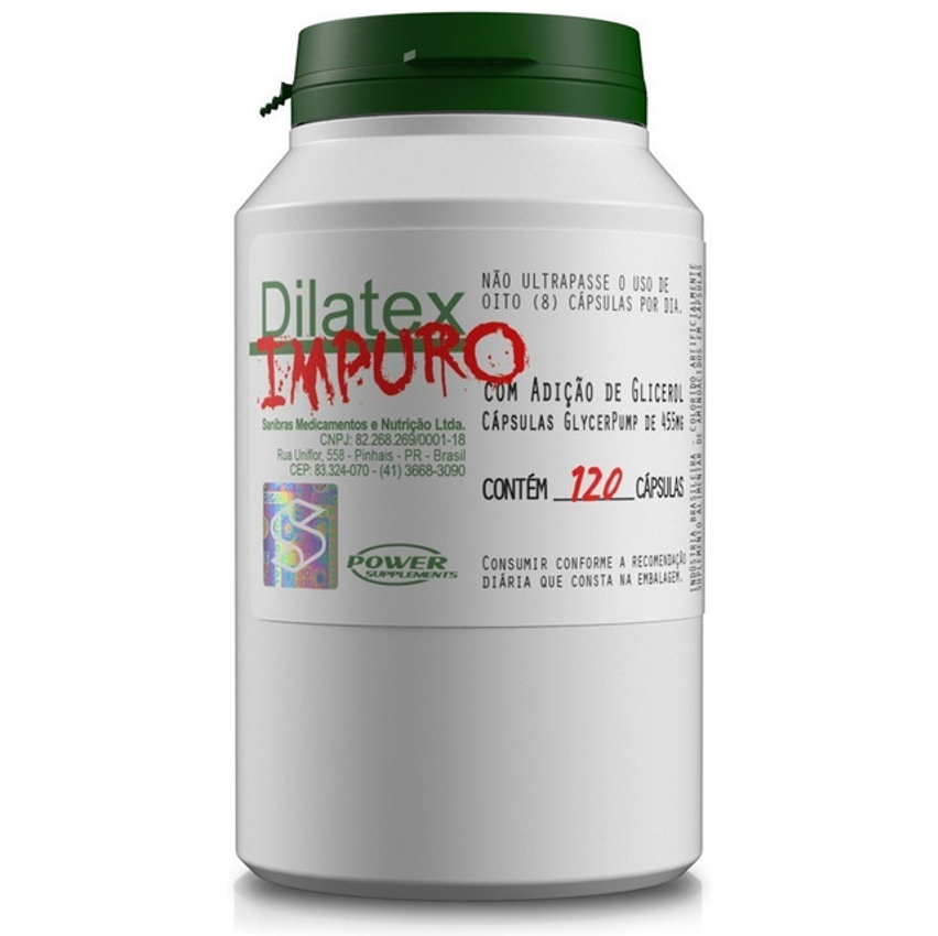 Vasodilatador Dilatex Impuro 120caps - Power - Extra Pump 