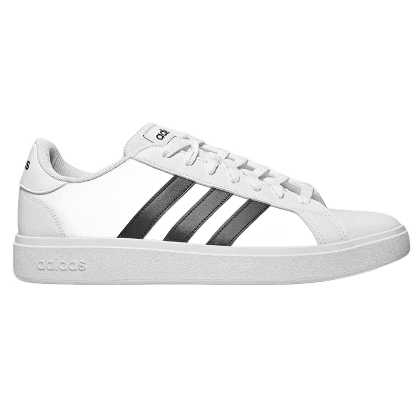 Tênis Masculino Adidas Grand Court Base - Branco+Preto