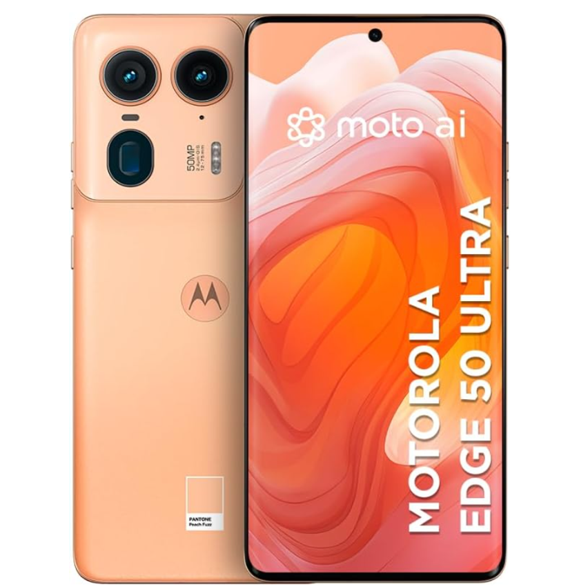 Smartphone Motorola Edge 50 Ultra 5G - 512GB 24GB (12GB RAM+12GB Ram Boost) 50MP Ultra-Pixel AI Camera IP68 NFC - Wood