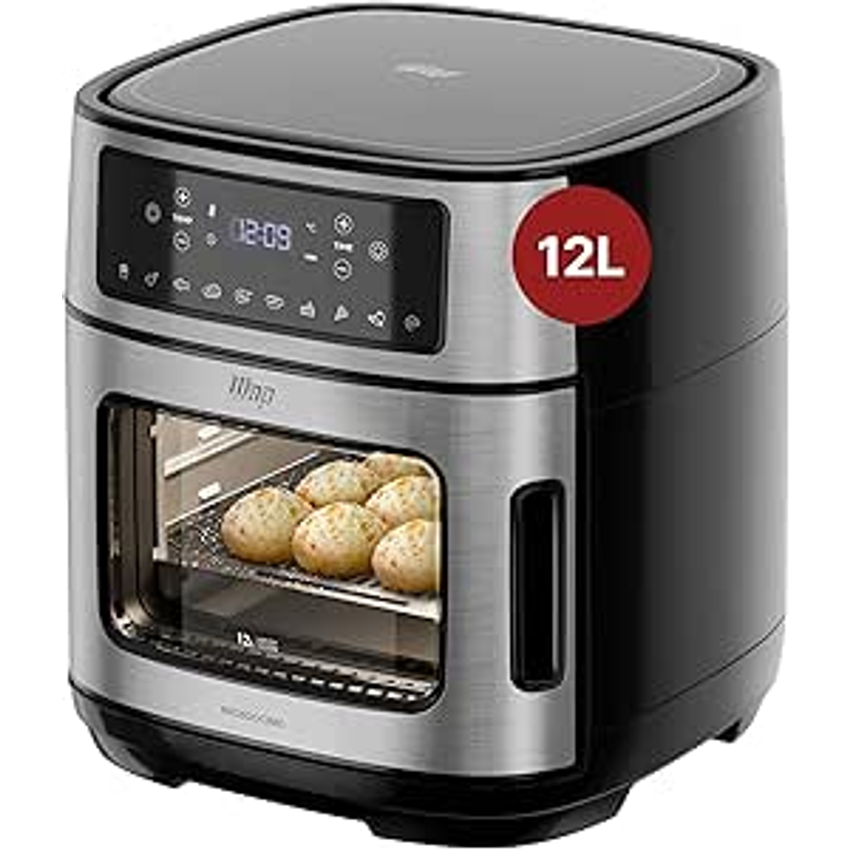 WAP Fritadeira Elétrica Air Fryer OVEN DIGITAL 12 Litros, Revestimento Antiaderente, 10 Funções, 1800W 127V