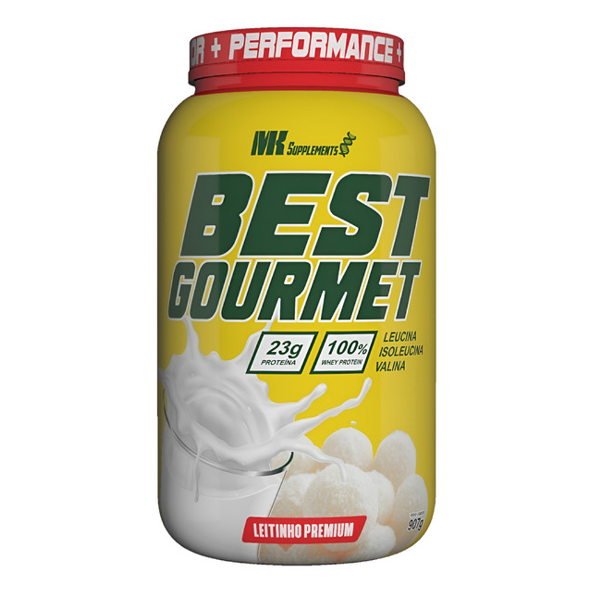 Best Whey Protein Gourmet 100% Sabor Leite Ninho Puro 