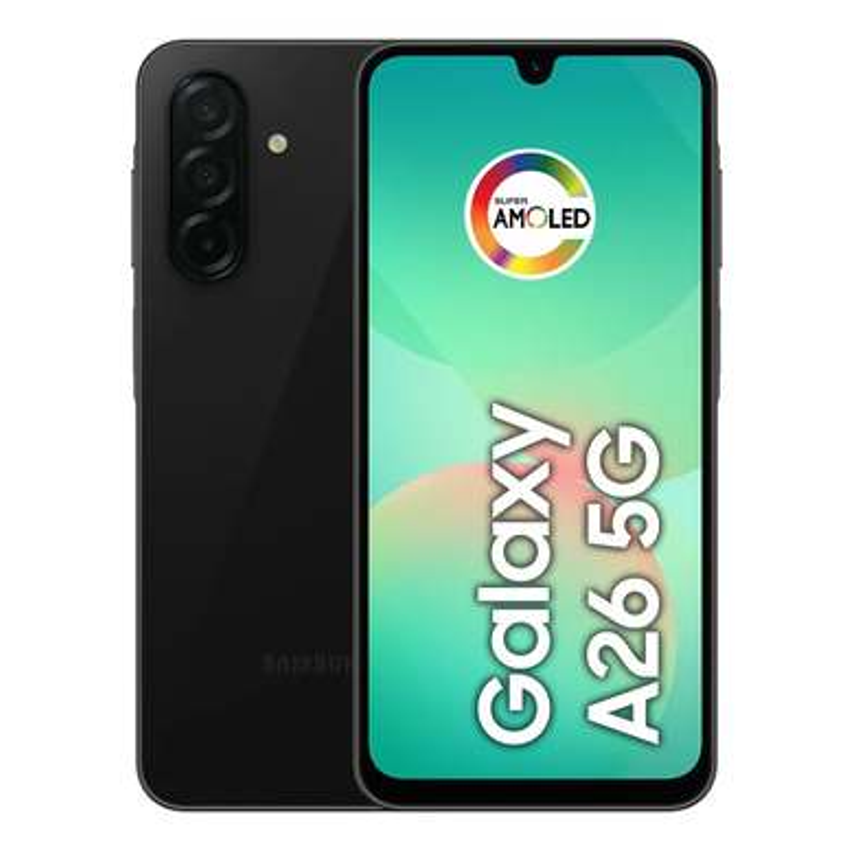 Smartphone Samsung Galaxy A26 5g 256gb, 8gb Ram, Câmera De 50mp, Ip67, Tela Super Amoled 6.7 , Nfc - Preto