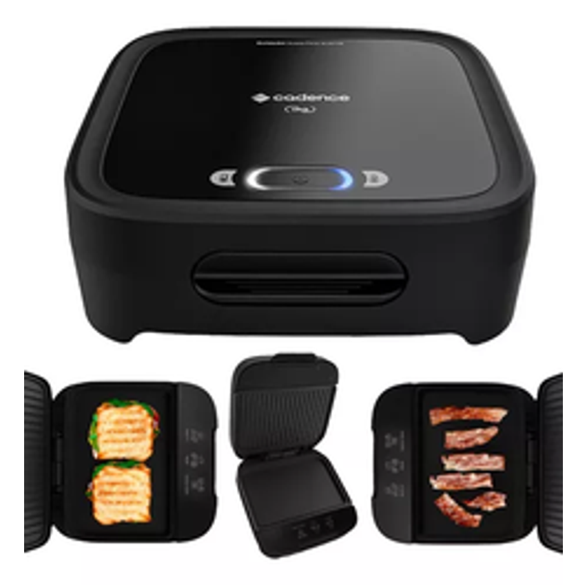 Grill Sanduicheira Cadence SAN400 Elétrica Chapa Misteira Tostex Tostequeira Hambúrguer Click