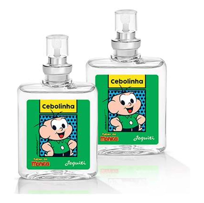 Kit 2x Perfumes Colônia Miniatura Cebolinha Turma Da Mônica Jequiti 25ml