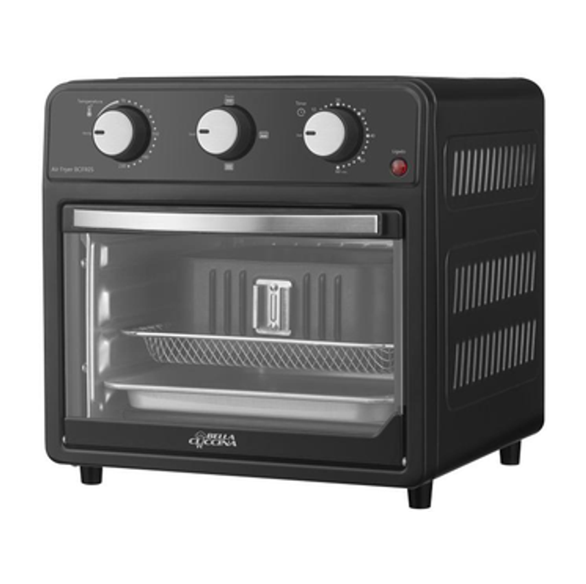 Fritadeira Elétrica sem Óleo/Air Fryer Bella Cuccina BCFR05 Preta com Timer 2,7L
