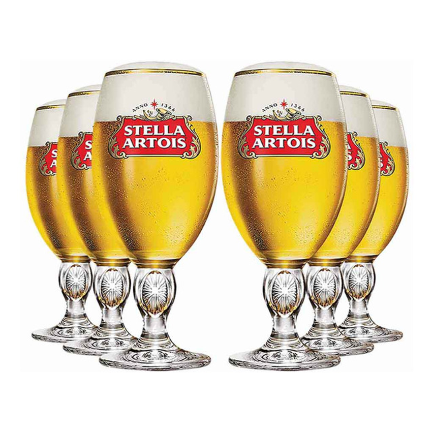 Taça Stella Artois Belgium, Taça De Cristal, Ruvolo 315ml 6pcs