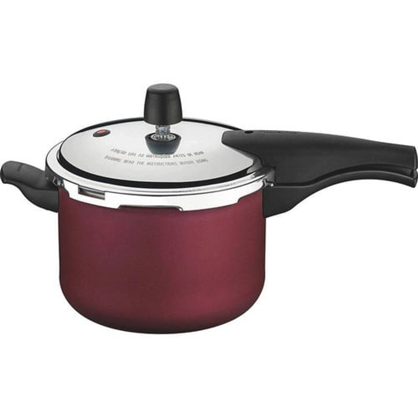 Panela De Pressão Tramontina Vancouver 4,5 Lts Antiaderente Cor Vermelho