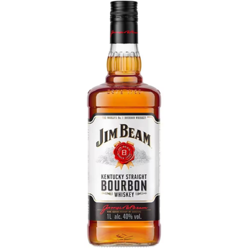 Whisky Jim Beam White Bourbon 4 Anos Americano - 1L