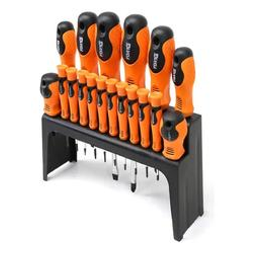 Jogo De Chave De Fenda/phillips Com 18 Peças Fortgpro Fg8191