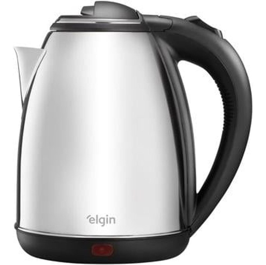 Chaleira elétrica Inox Elgin em Inox Sem fio 1,8 Litros 110V