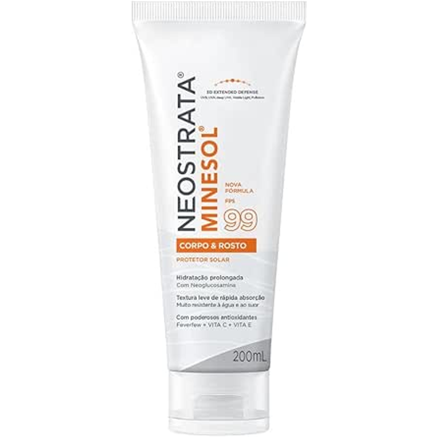 Neostrata Protetor Solar Corpo e Rosto Antioxidante FPS 99