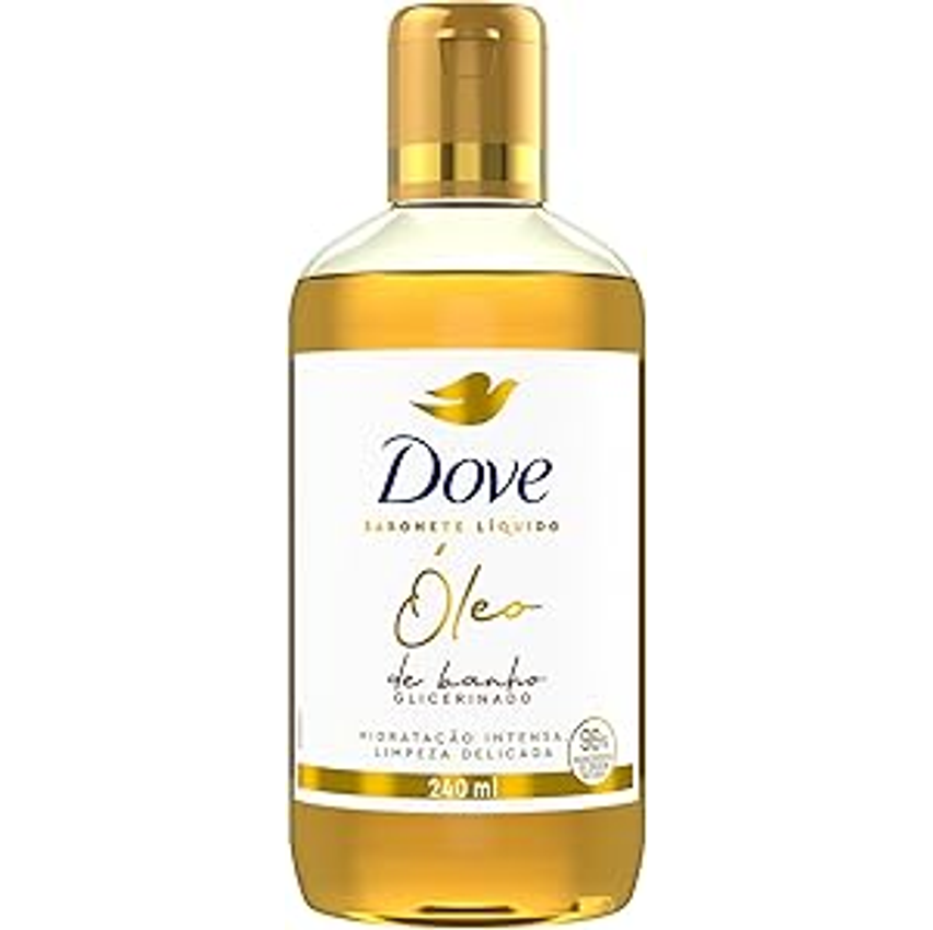 Dove Sabonete Líquido Óleo de Banho Glicerinado 240ml