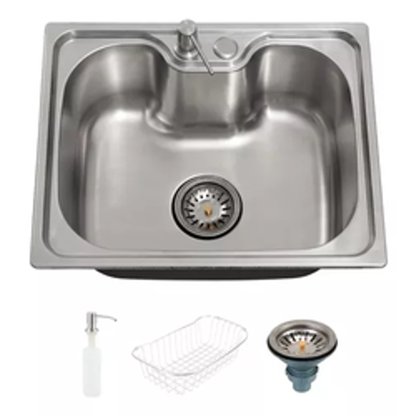 Cuba Gourmet Cozinha Aço Inox Com Acessórios 60x42cm