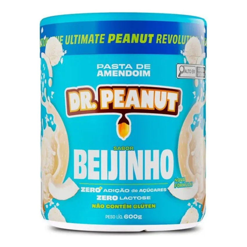 Pasta De Amendoim Com Whey Protein Beijinho (600g) Dr. Penau