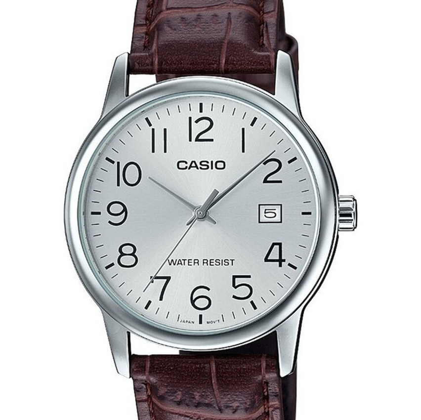 Relógio Casio Masculino Collection Couro Mtp-v002l-7b2udf-br
