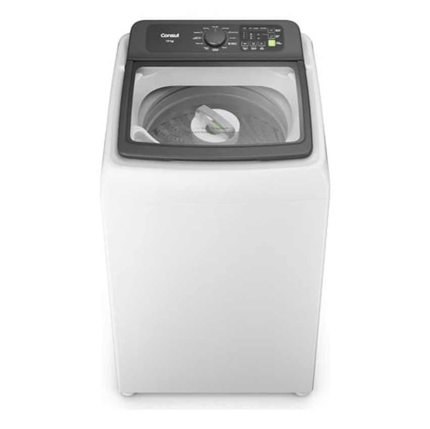 Lavadora de Roupas Consul 13kg Cesto Inox 12 Programas de Lavagem Branca CWN13AB