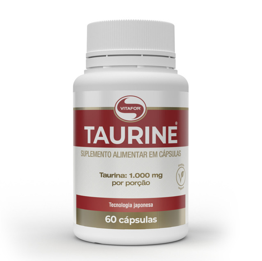 Taurine 60 Cápsulas Vitafor