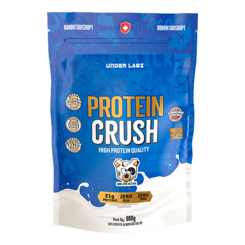 Protein Crush Whey Underlabz 21g Protein Dose 900g Zero Soja